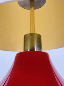 Hot Pamono Vintage Floor Lamp with Illuminated Red Glass Base, 1970s