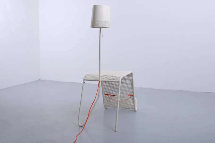 Outlet Pamono Vintage Floor Lamp with Magazine Rack by Tomek Rygalik for Ikea