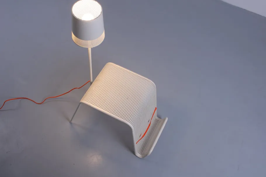 Outlet Pamono Vintage Floor Lamp with Magazine Rack by Tomek Rygalik for Ikea