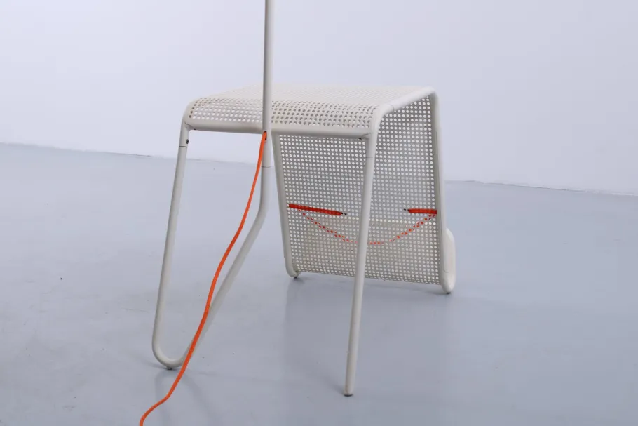 Outlet Pamono Vintage Floor Lamp with Magazine Rack by Tomek Rygalik for Ikea