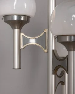 Best Pamono Vintage Floor Lamp with Three Lights in Glass from Sciolari, 1970s