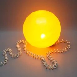 Clearance Pamono Vintage Floor-Standing Light Ball in Orange from the Guzzini Era, 1970s