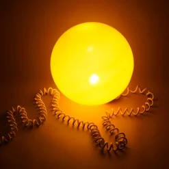 Clearance Pamono Vintage Floor-Standing Light Ball in Orange from the Guzzini Era, 1970s