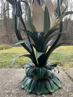 Outlet Pamono Vintage Floral Floor Lamp by Hans Kögl, 1960s