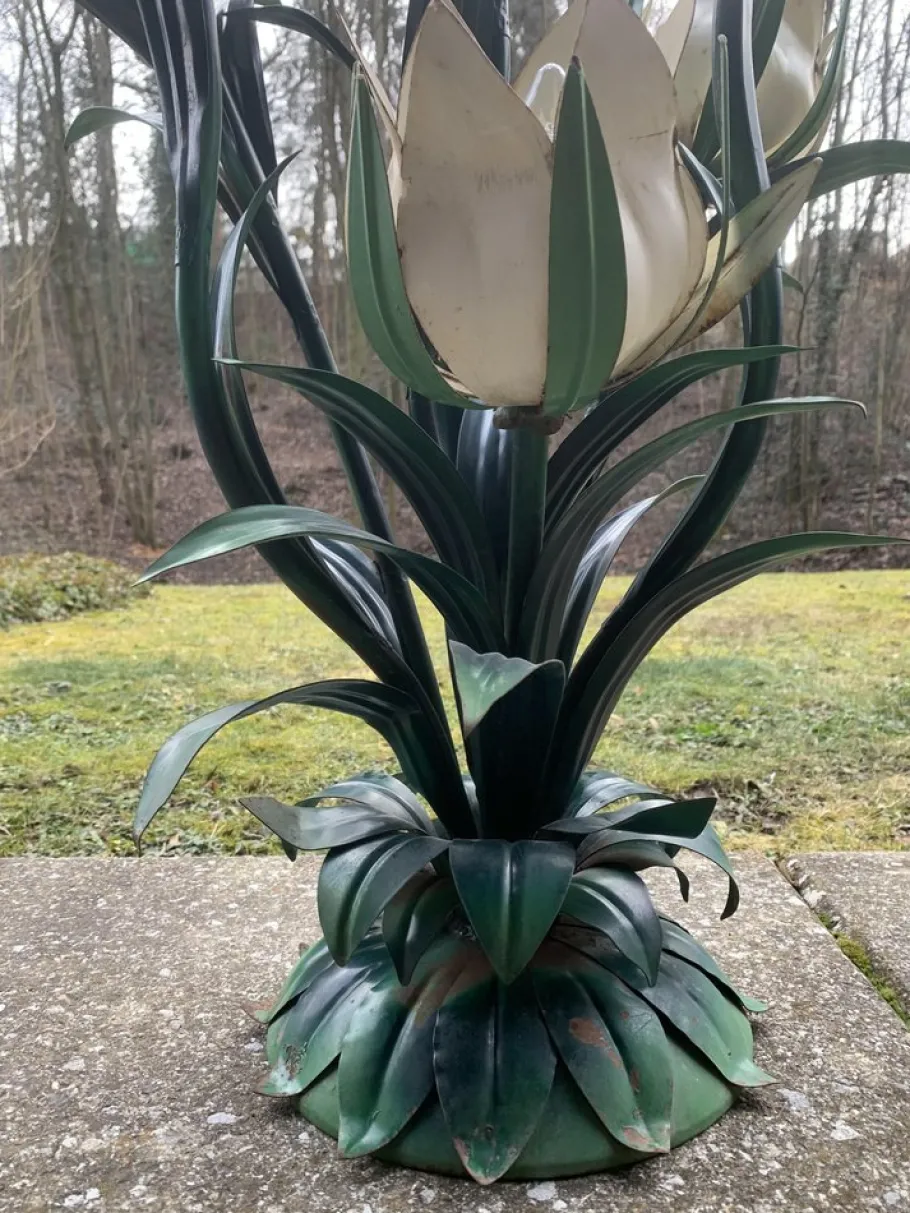 Outlet Pamono Vintage Floral Floor Lamp by Hans Kögl, 1960s