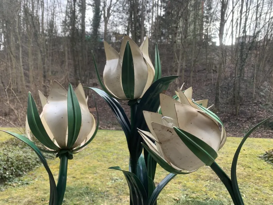 Outlet Pamono Vintage Floral Floor Lamp by Hans Kögl, 1960s