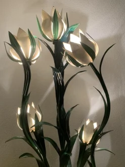 Outlet Pamono Vintage Floral Floor Lamp by Hans Kögl, 1960s