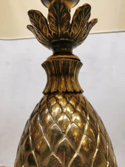 Sale Pamono Vintage French Brass Pineapple Table Lamp