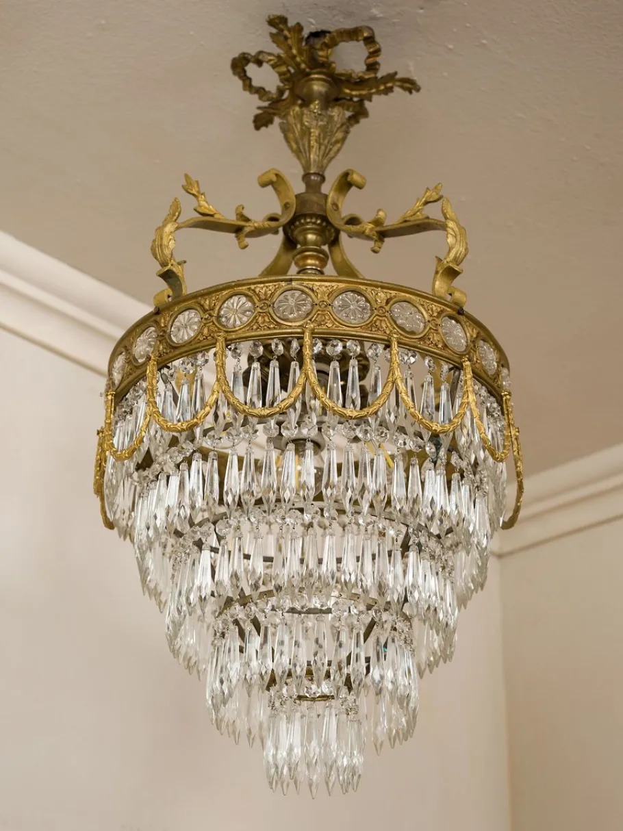Best Pamono Vintage French Empire Chandelier, 1920s