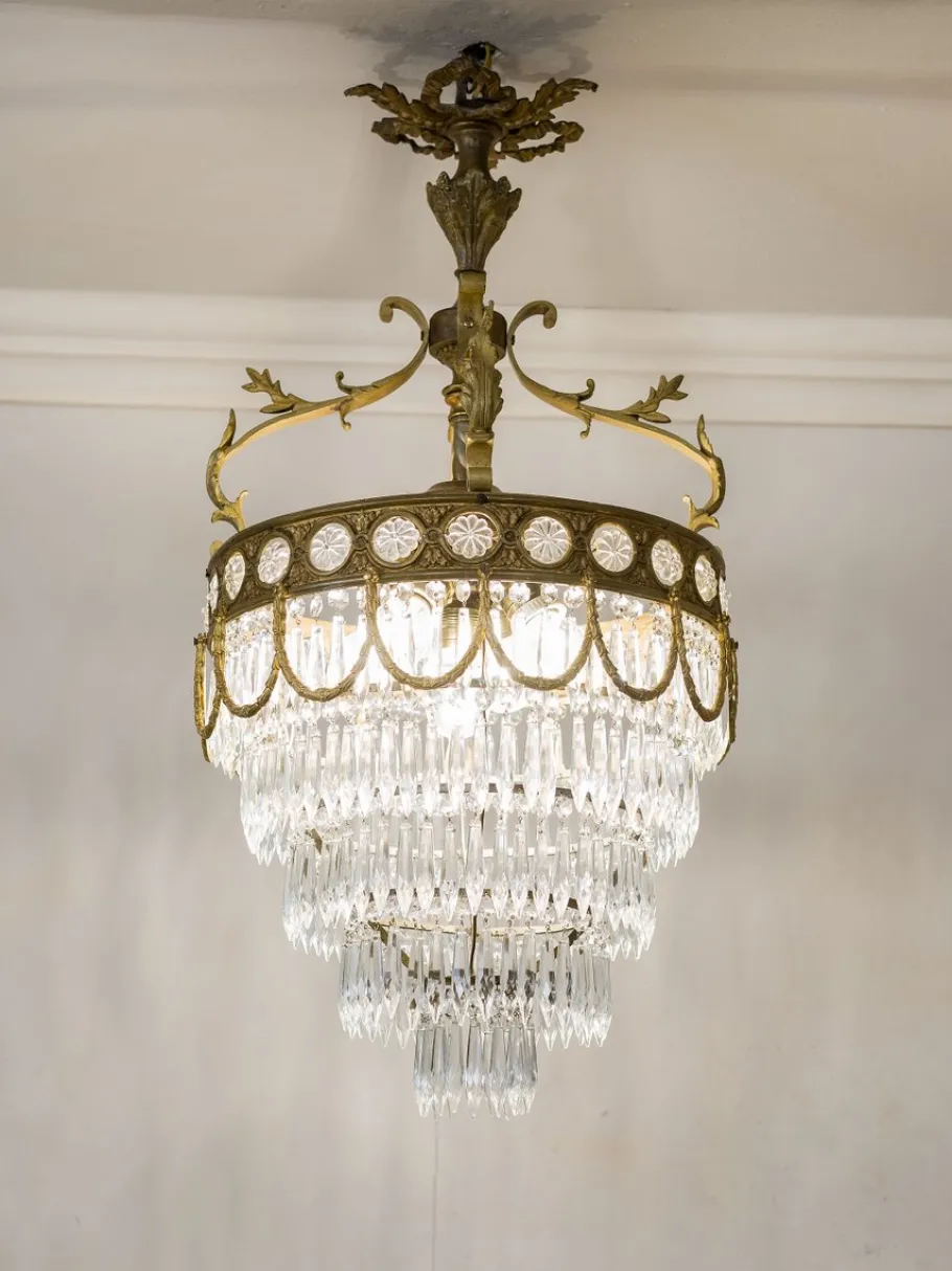 Best Pamono Vintage French Empire Chandelier, 1920s