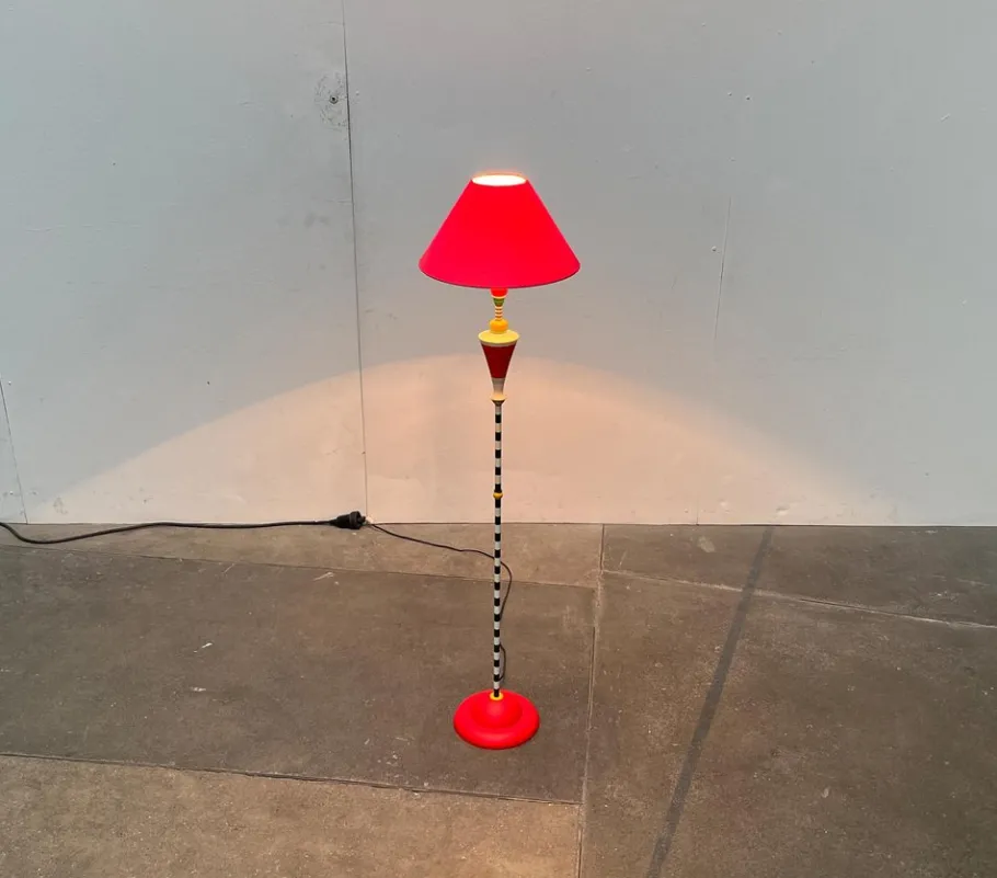 Clearance Pamono Vintage French Floor Lamp from Olivier Villatte, 1980s