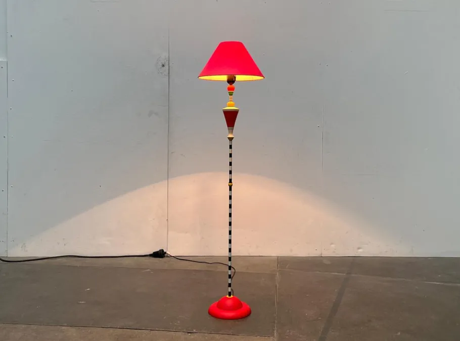Clearance Pamono Vintage French Floor Lamp from Olivier Villatte, 1980s