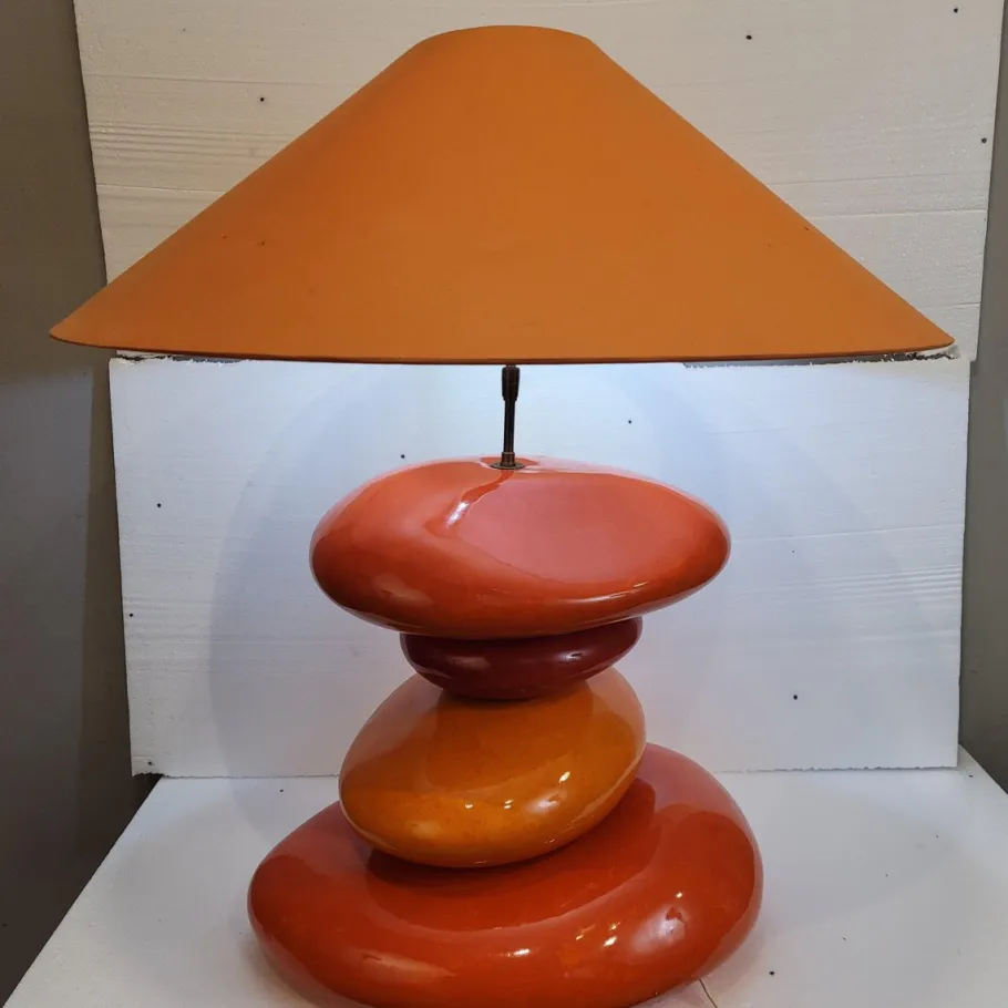 Sale Pamono Vintage French Table Lamp in Glazed Ceramic, 1980s