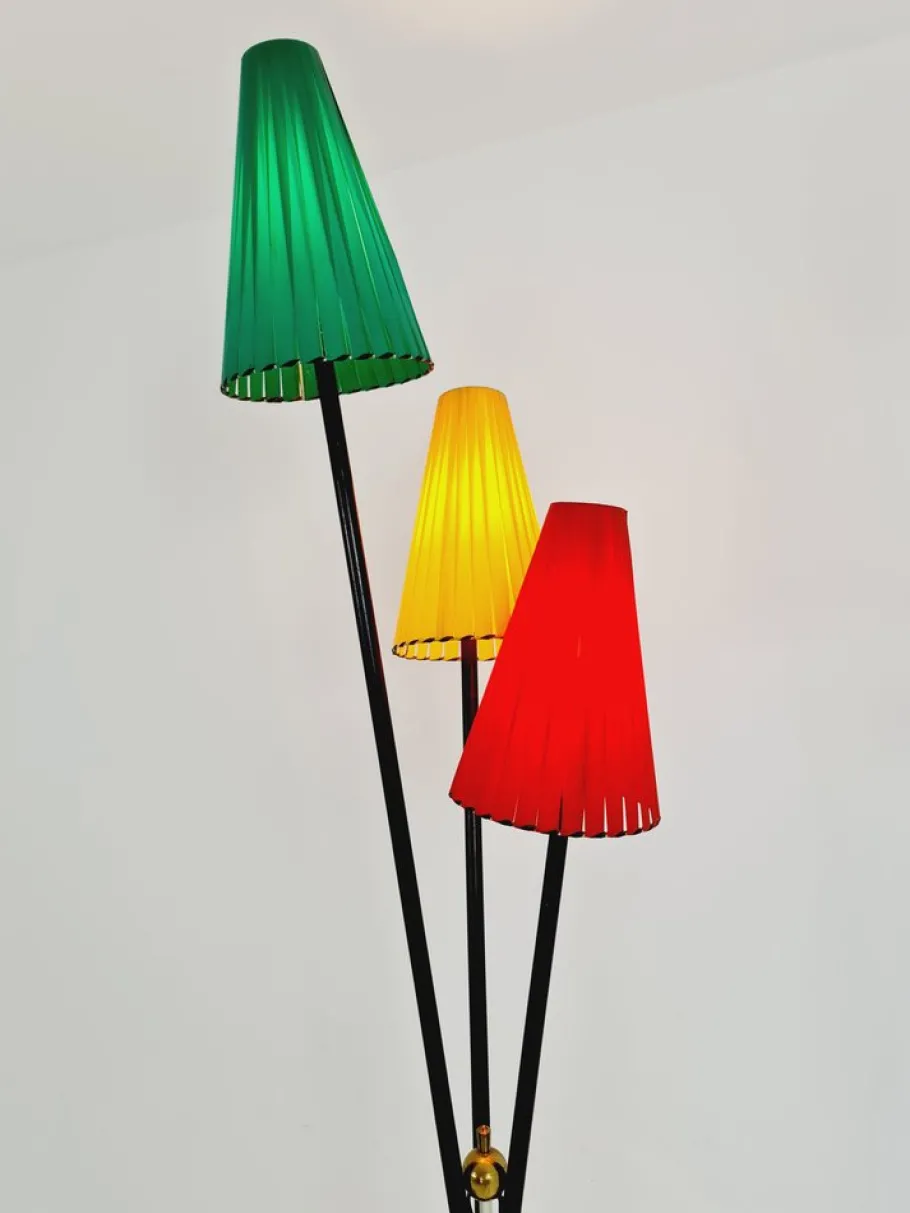 Best Pamono Vintage French Tripod Floor Lamp, 1950s