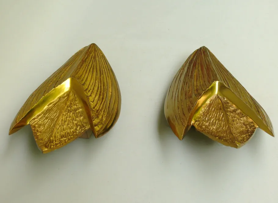 Sale Pamono Vintage French Wall Lights from Maison Charles, 1970s, Set of 2