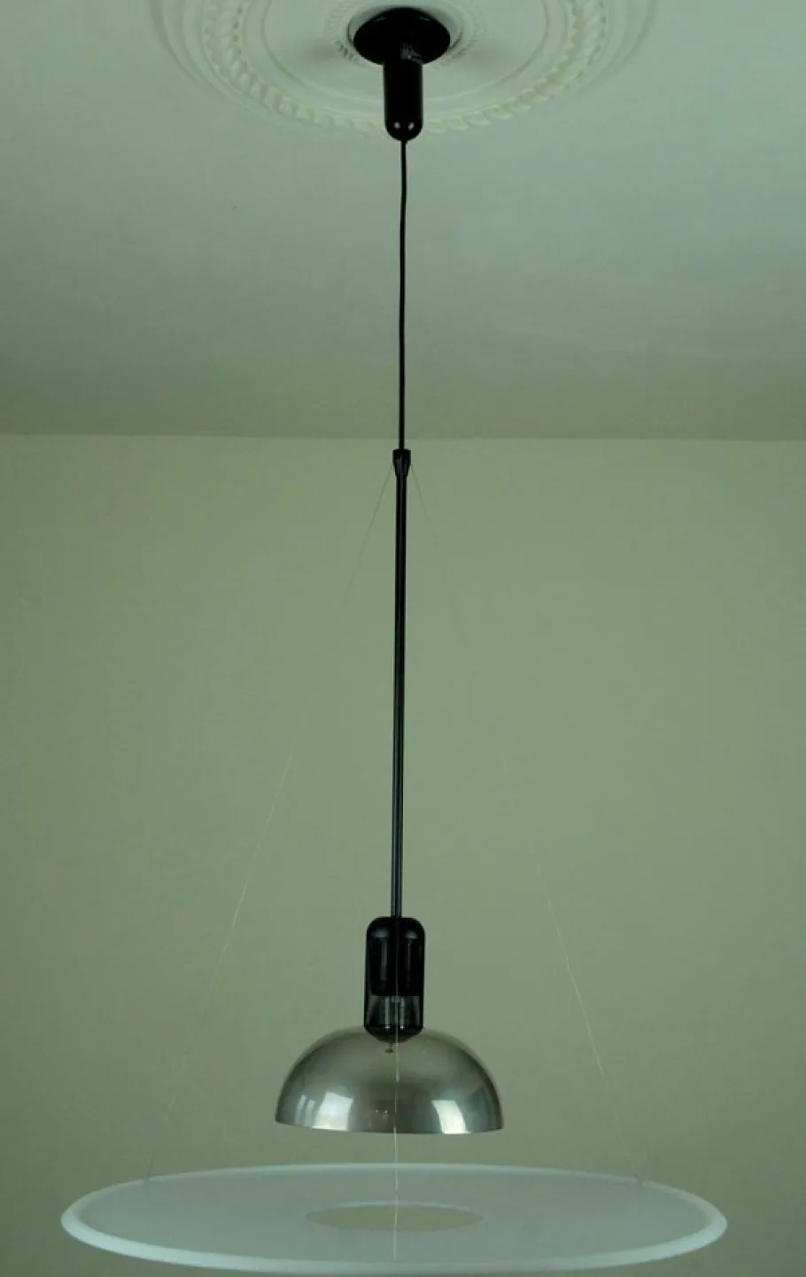 Sale Pamono Vintage Frisbi 850 Pendant Lamp by Achille Castiglioni for Flos, 1980s