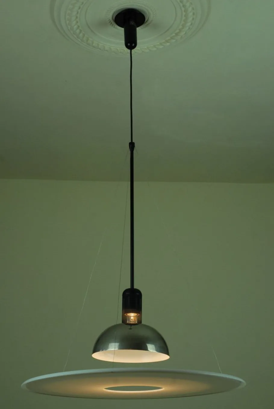 Sale Pamono Vintage Frisbi 850 Pendant Lamp by Achille Castiglioni for Flos, 1980s