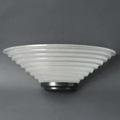 Sale Pamono Vintage Frosted Glass Wall Lamp from Lumess, 1980s