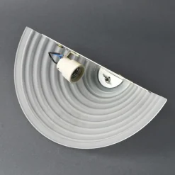 Sale Pamono Vintage Frosted Glass Wall Lamp from Lumess, 1980s