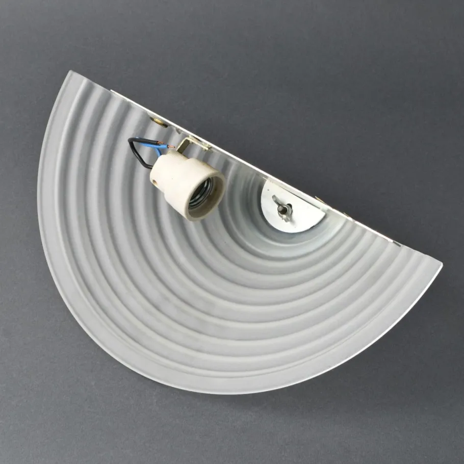 Sale Pamono Vintage Frosted Glass Wall Lamp from Lumess, 1980s