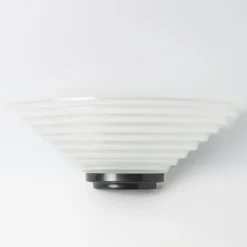 Sale Pamono Vintage Frosted Glass Wall Lamp from Lumess, 1980s