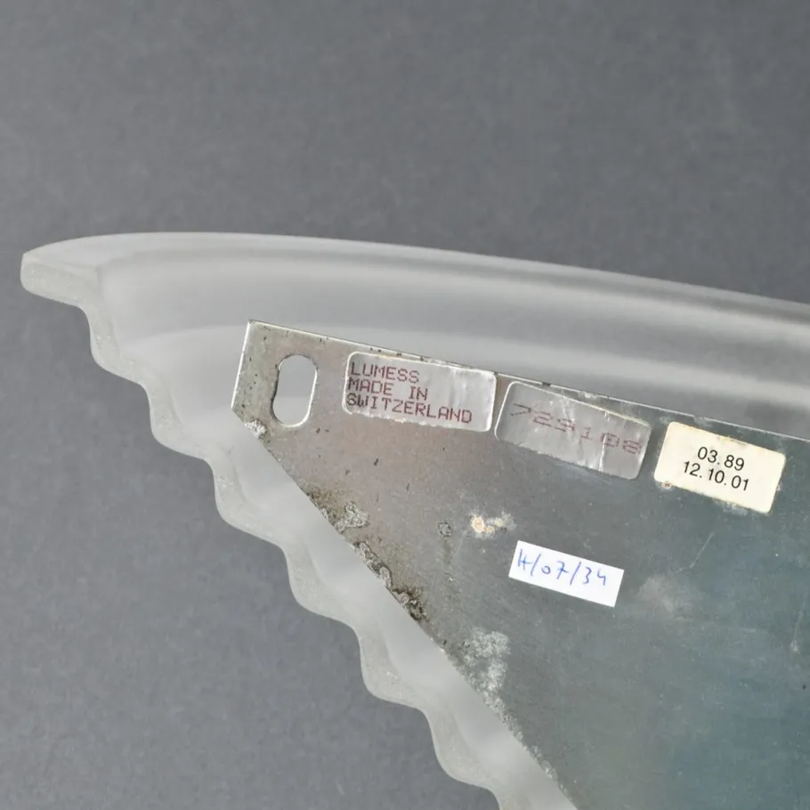 Sale Pamono Vintage Frosted Glass Wall Lamp from Lumess, 1980s