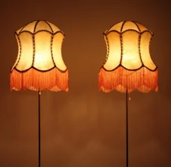 Best Pamono Vintage G-024 Floor Lamps in Brass by Alf Svensson for Bergboms, 1960s, Set of 2