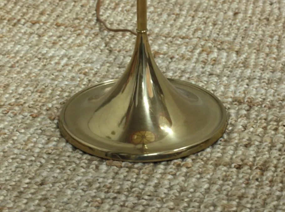 Best Pamono Vintage G-024 Floor Lamps in Brass by Alf Svensson for Bergboms, 1960s, Set of 2