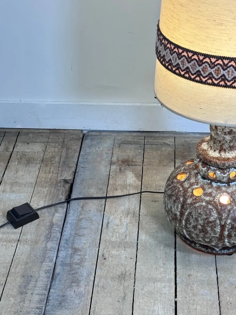 Sale Pamono Vintage German Glazed Ceramic Lamp, 1960s