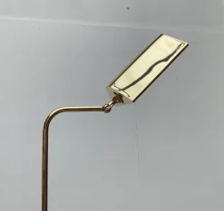 Best Pamono Vintage German Hollywood Regency Style Brass Floor Lamp by Florian Schulz