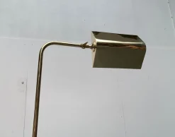 Best Pamono Vintage German Hollywood Regency Style Brass Floor Lamp by Florian Schulz