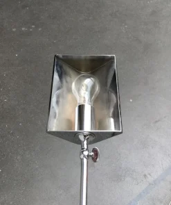 Clearance Pamono Vintage German Hollywood Regency Style Chrome Floor Lamp by Florian Schulz, 1970s