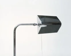 Clearance Pamono Vintage German Hollywood Regency Style Chrome Floor Lamp by Florian Schulz, 1970s