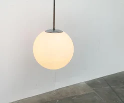 Best Pamono Vintage German Space Age Glass Ball Pendant Lamp from Limburg