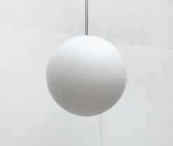 Best Pamono Vintage German Space Age Glass Ball Pendant Lamp from Limburg