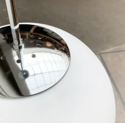 Best Pamono Vintage German Space Age Glass Ball Pendant Lamp from Limburg