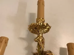 Sale Pamono Vintage Gilt Bronze Sconces, Set of 2