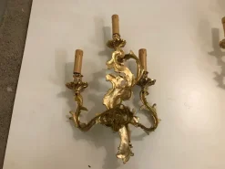 Sale Pamono Vintage Gilt Bronze Sconces, Set of 2