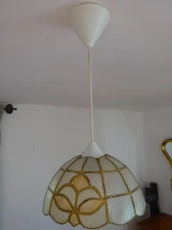 Sale Pamono Vintage Glass Pendant Light, 1970s