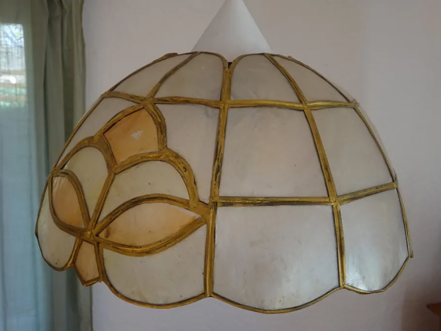 Sale Pamono Vintage Glass Pendant Light, 1970s