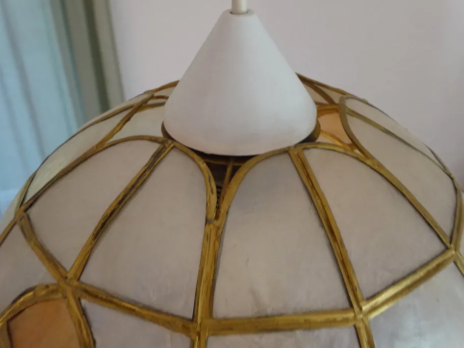 Sale Pamono Vintage Glass Pendant Light, 1970s