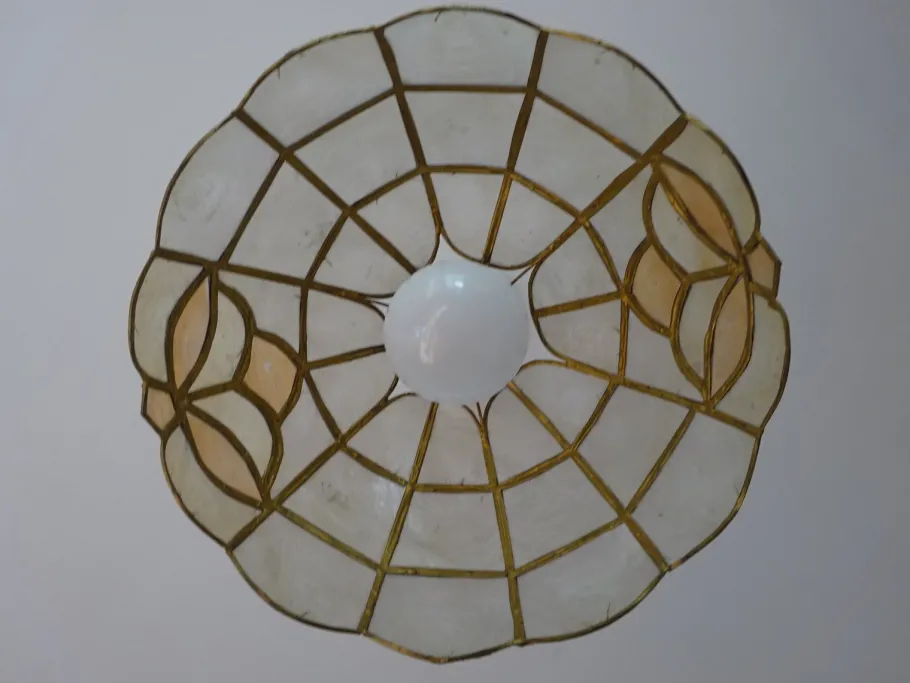 Sale Pamono Vintage Glass Pendant Light, 1970s