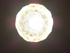 Sale Pamono Vintage Glass Pendant Light, 1970s