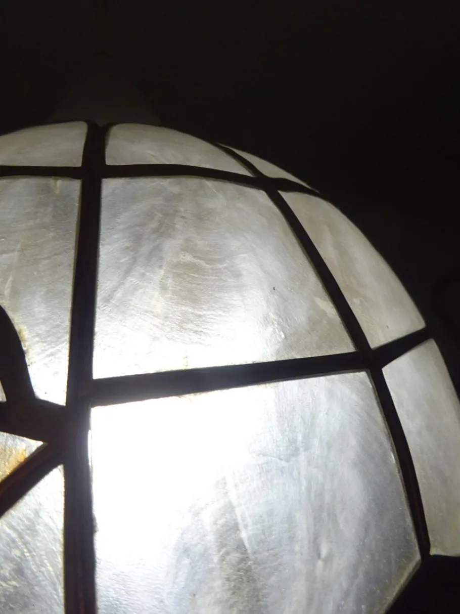 Sale Pamono Vintage Glass Pendant Light, 1970s