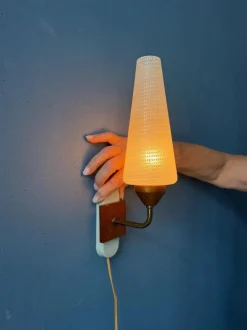 Sale Pamono Vintage Glass Wall Sconce