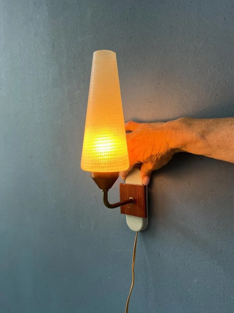 Sale Pamono Vintage Glass Wall Sconce