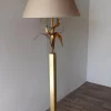 Sale Pamono Vintage Gold Metal Floor Lamp, 1970s