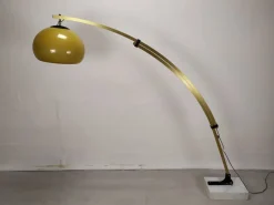 Online Pamono Vintage Golden Arc Marble Floor Lamp, 1970s