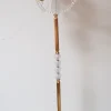 Clearance Pamono Vintage Gold-Plated and Crystal Floor Lamp
