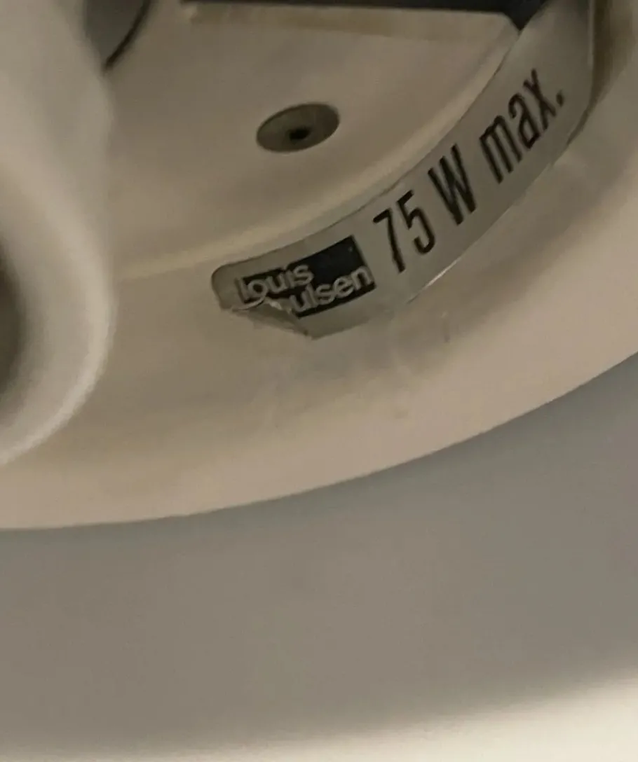 Best Pamono Vintage Gray-Brown Opala Floor Lamp by Hans J. Wegner for Louis Poulsen